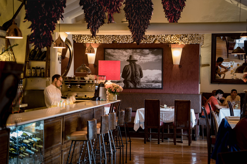 Vista del restaurante